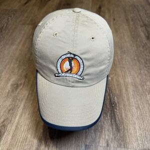 Vintage 90s Phoenix AZ Open Golf hat Khaki Tan Adjustable‎ Strap Low Profile Dad